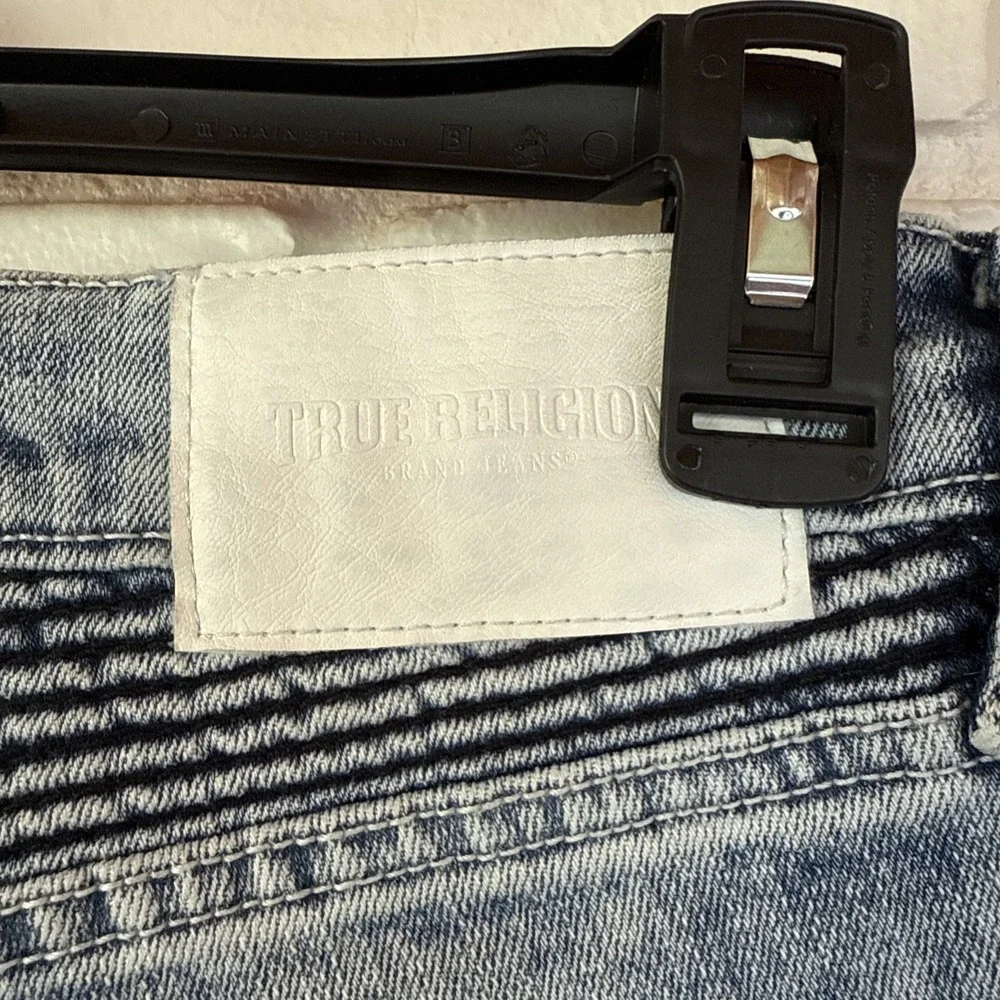 True Religion Rocco Mens Jeans Size 28 Stacked Relaxed Skinny